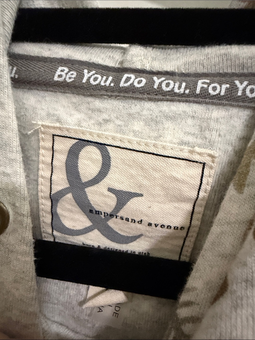 AMPERSAND AVE Floral Pullover Hoodie in Cream, Pink, Green - Picture 2 of 10